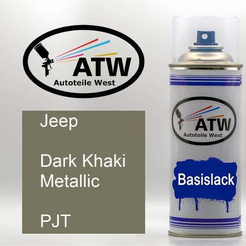 Jeep, Dark Khaki Metallic, PJT: 400ml Sprühdose, von ATW Autoteile West.